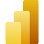 Power BI logo uten tekst