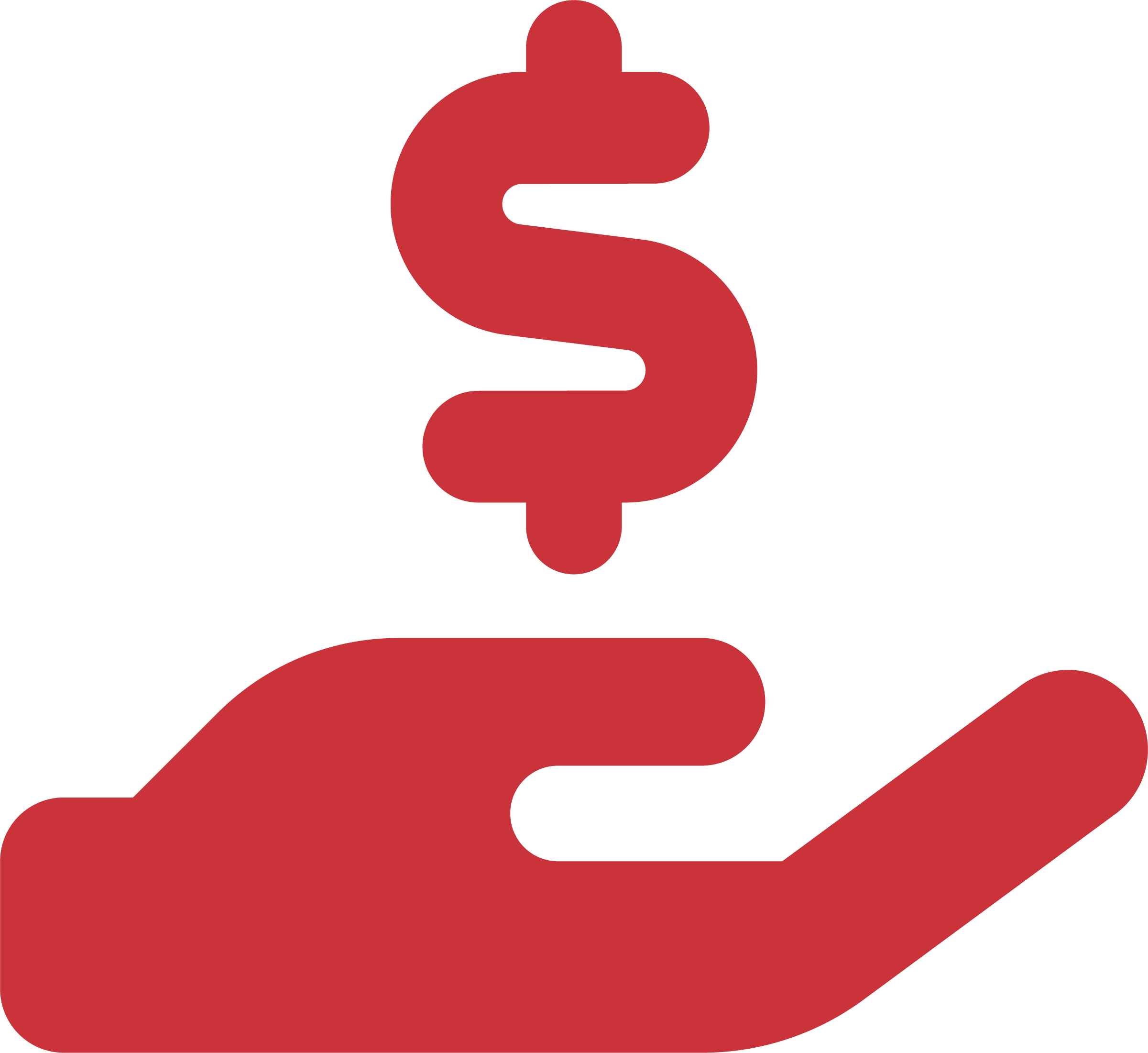 hand-holding-dollar-solid-full red